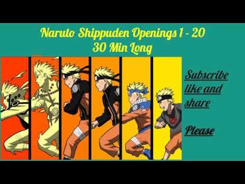 NARUTO SHIPPUDEN: Openings 1-20 