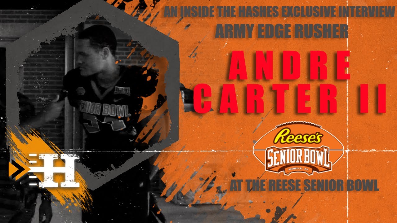 Exclusive: Army Football Edge Rusher Andre Carter II after the Reese's Senior Bowl Practice on Their Journey