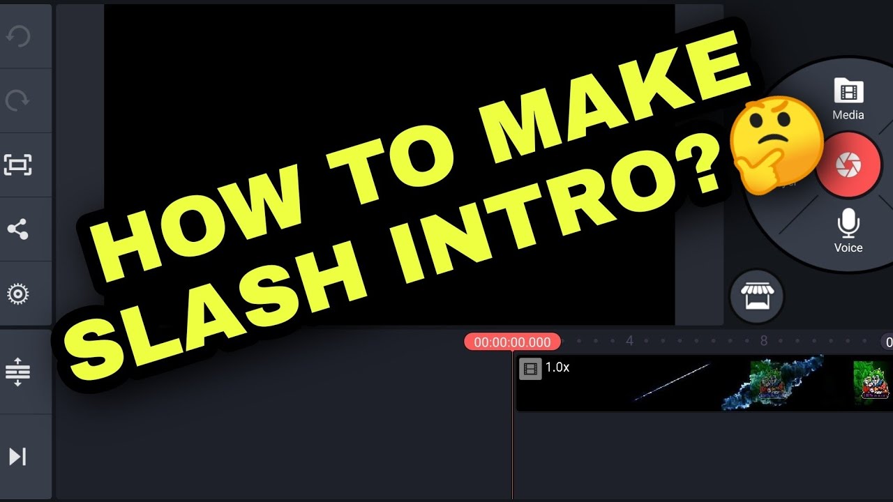 HOW TO MAKE SLASH INTRO IN SIMPLE WAY | TIPS & TRICKS # 1