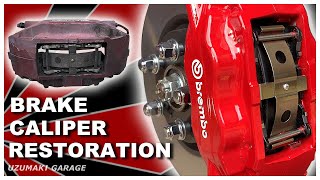 Brembo Brake Caliper Restoration & Seal replacement - Mitsubishi Evo Tommi Makinen Edition