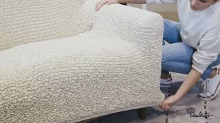 Copridivano Elasticizzato In Peluche Per 1-5 Posti | Antigraffio E Antipolvere | Con Fodera Per Divani Misura Personalizzabile