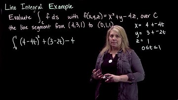 Line Integral Evaluation Example 1