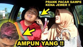 PRANK BALIK PACAR !! CAT RAMBUT ALAY WARNA WARNI SAMPE DIA NGAMBEK !!