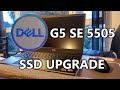 Dell G5 15 SE 5505 NVMe SSD Upgrade Tutorial (pending thermal pads)