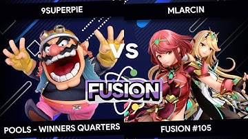 Fusion #105 - 9SuperPie (Wario) vs Mlarcin (Pyra & Mythra) - Pools - Winners Quarters