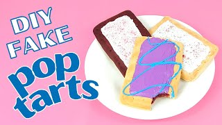 Realistic Fake Bake PASTRIES Tutorial - DIY Fake POP TARTS