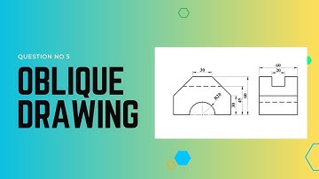 Oblique Drawing | Tutorial  | Question no 5 🤯| #ioe  #PU #kU #drawingtutorial #ctevt #videos