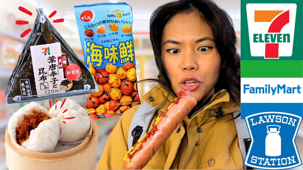 Rating Japanese CONVENIENCE STORE Snacks! 7-Eleven, FamilyMart, Lawson