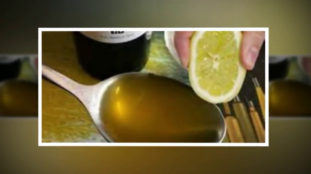 Mix a spoon of olive oil + lemon, it's very good for your health YouTube