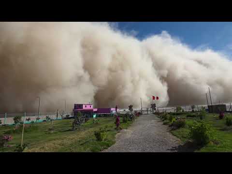 Tormenta de arena en Perú 