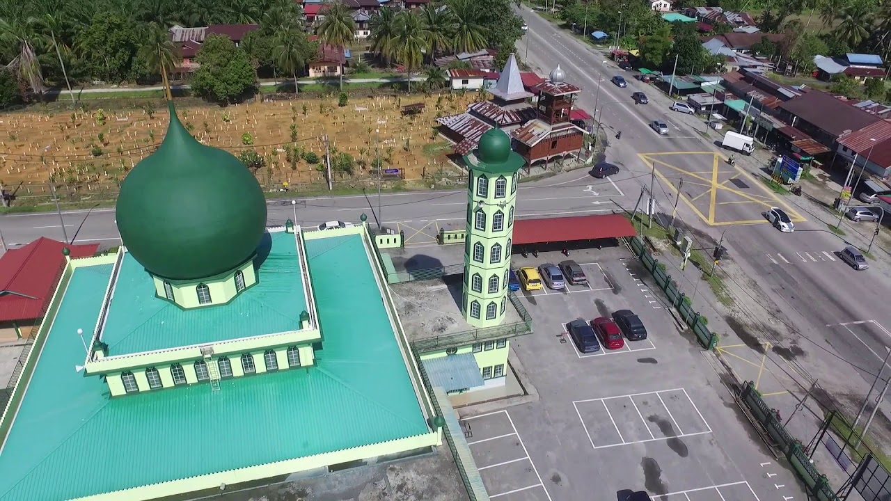 Masjid Tinggi Baru Lama Bagan Serai Perak Drone View Youtube
