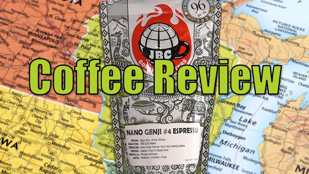JBC coffee review Ethiopian Nano Genji 4 Coffee roaster in Madison