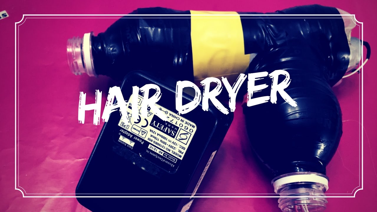 How to make Hair Dryer At Home Simple and Easy DIY YouTube