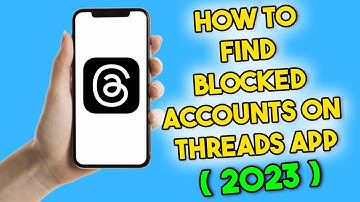 How to Find Blocked Accounts on Threads (2023) Instagram Threads