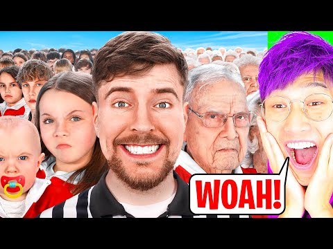 Lankybox Reacts To Mrbeast Ages 1 - 100 Fight For 500,000!