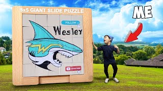 I BUILT THE WORLD'S LARGEST GIANT SLIDE PUZZLE screenshot 5