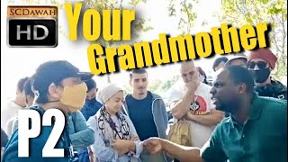 P2 - Your Grandmother!? Mansur Vs Excited Christian | Speakers Corner | SCDawah Channel