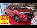 Honda Amaze Facelift Zx Manual Top Model Price, Review And Deep Details