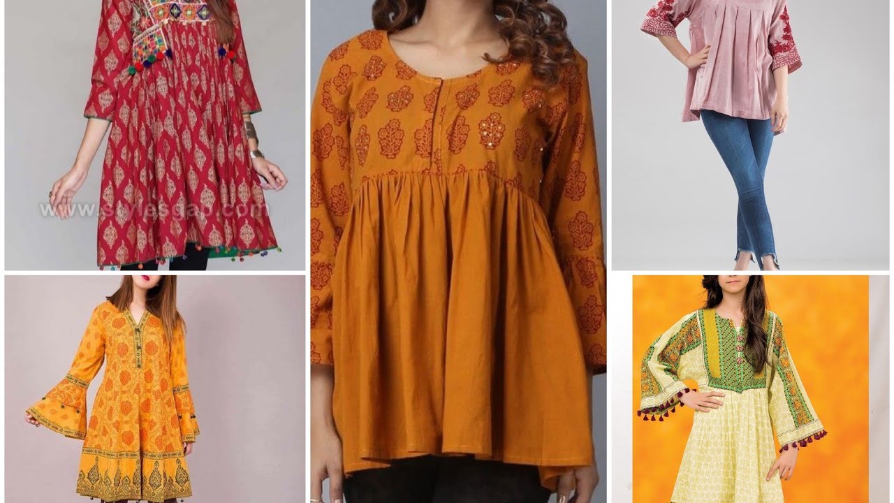 Latest Short Shirts, Kurtis, Jhabla Designs of 2019 | Short Shirts ...