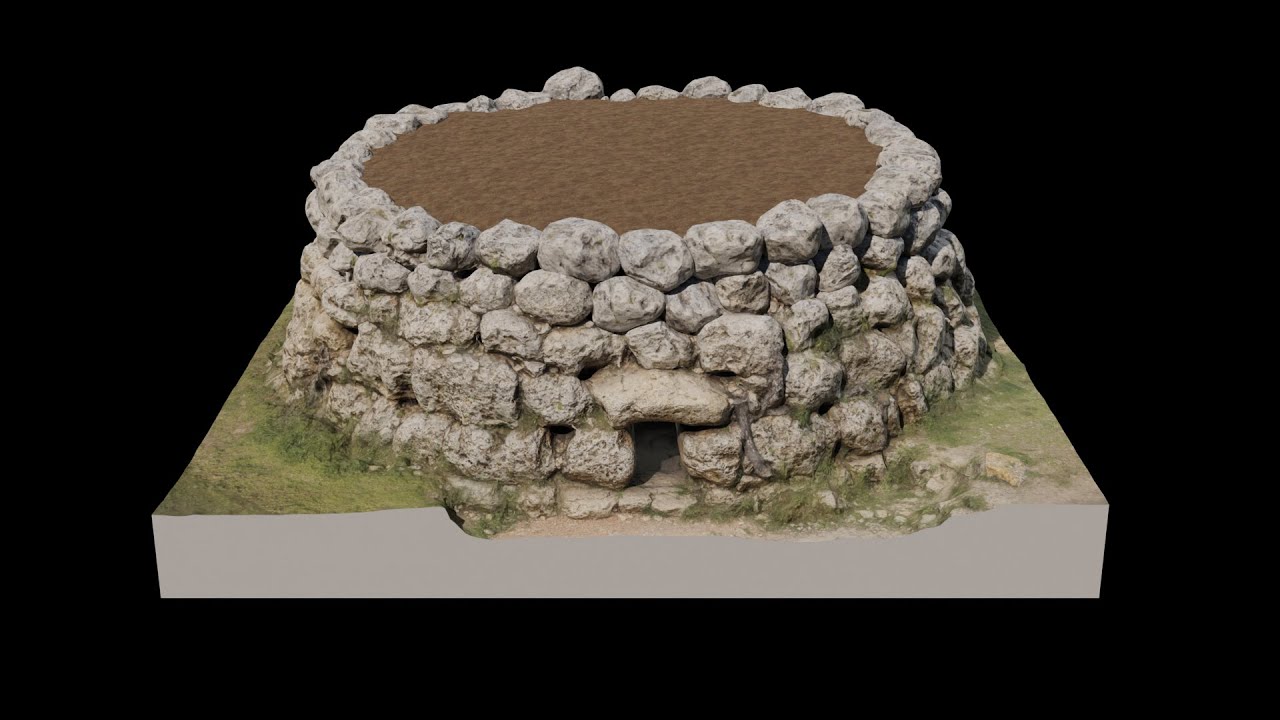 Reconstrucción virtual del Talayot de Son Fred