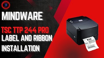 TSC TTP 244 Pro Label and Ribbon Installation