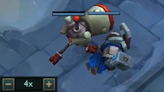 Heimer Turret On Speed - Crazy animation bug at Heimerdinger Q