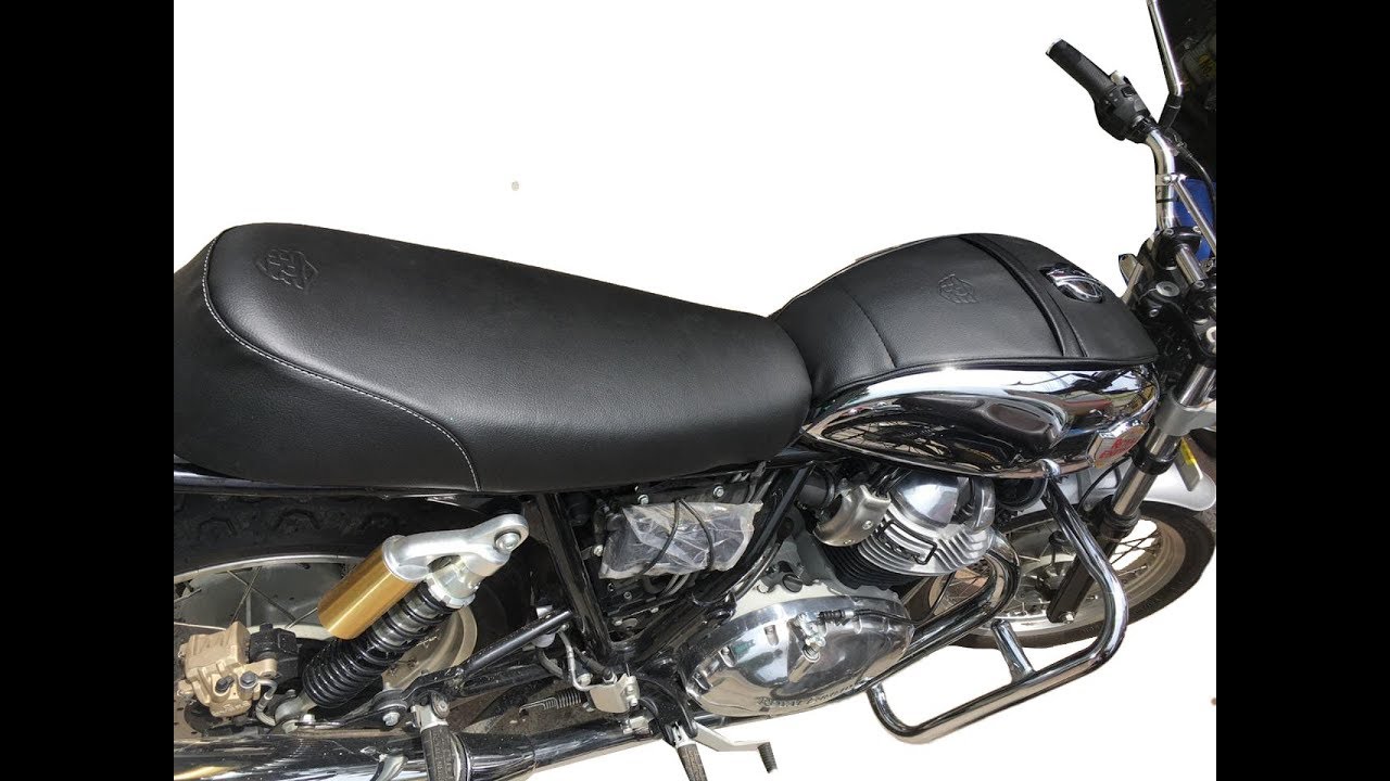 Royal Enfield Interceptor 650 Seat Cover with added soft foam with Installation of Seat Cover