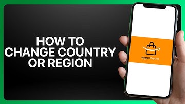 How To Change Country Or Region In Amazon Shopping App 2025! Tutorial