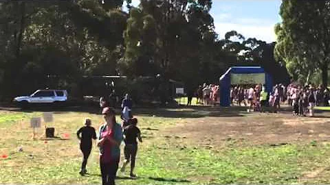 Mitch's fun run 3K finish