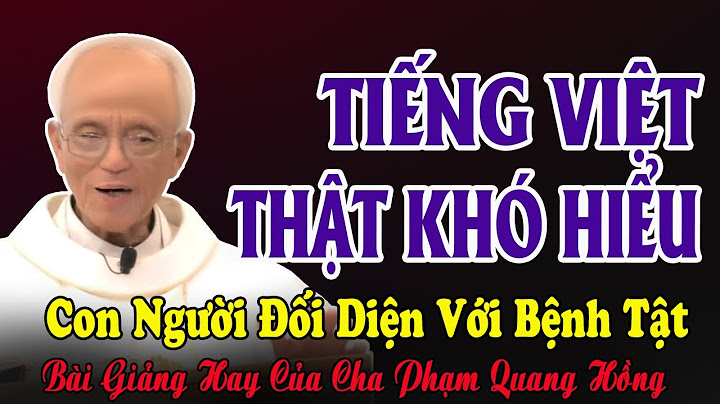 Tiếng Việt Thật Là Khó Hiểu (rất hay) - Cha Micae Phạm Quang Hồng