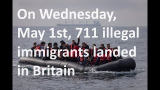 Illegal immigration to Britain accelerates; over 700 more ‘asylum-seekers’ arrived on Wednesday