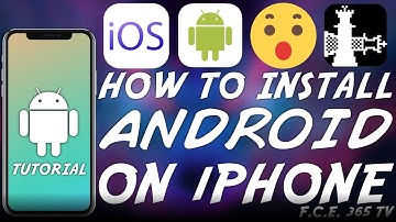 How To Install / Dualboot REAL Android on iPhone (Sandcastle Tutorial) - Run Android APK Apps