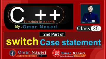 C++tutorials in pashto part(2)of [ switch case statement]
