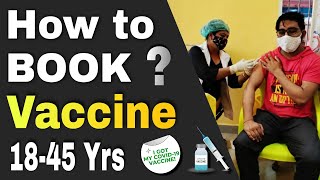 Easy Trick to book your Covid 19 Vaccine age 18 to 45 | Jee Mains 2021 , NEET & Class 12 Students