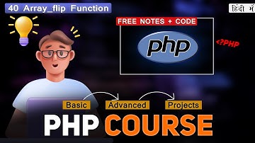 PHP  Array_Flip & Array_Change_Key_Case Tutorial: PHP Tutorial for MSBTE Diploma Students - #39