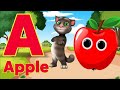 AtoZ alphabets rhymes || abcd || ABC song | Nursery rhymes | A for apple | Bfor ball #nursery #atoz