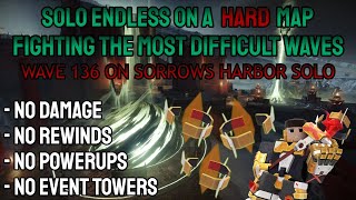 TDX | Solo Endless Wave 130 Beaten on a Hard Map