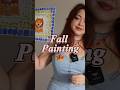 Fall Painting Tutorial 🍁✨🖼️ #fallpainting #paintingtutorial #watercolorpainting