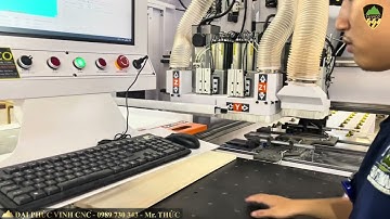 Máy khoan cnc 6 mặt chùm kép HT-6SD-M2H | Thương hiệu Holztek
