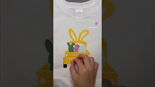 Custom Easter Shirt. This child liked trucks and cars, so I made it Easter!