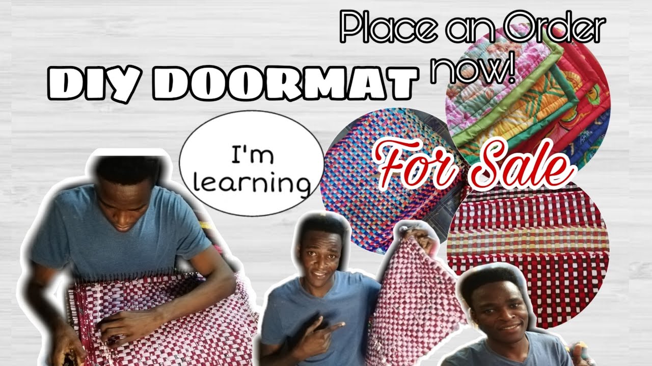 HOW TO WEAVE STRING DOORMAT |DINNES & DANIEL|VLOG#35 - YouTube
