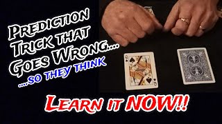 Amazing Prediction Trick that never Fails. Performance and Tutorial.