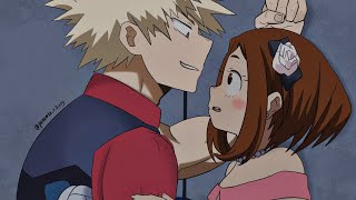 I didn’t need to cut anything. This is canon Idc 💔 #kacchako #kacchakoedit #bakuraraka