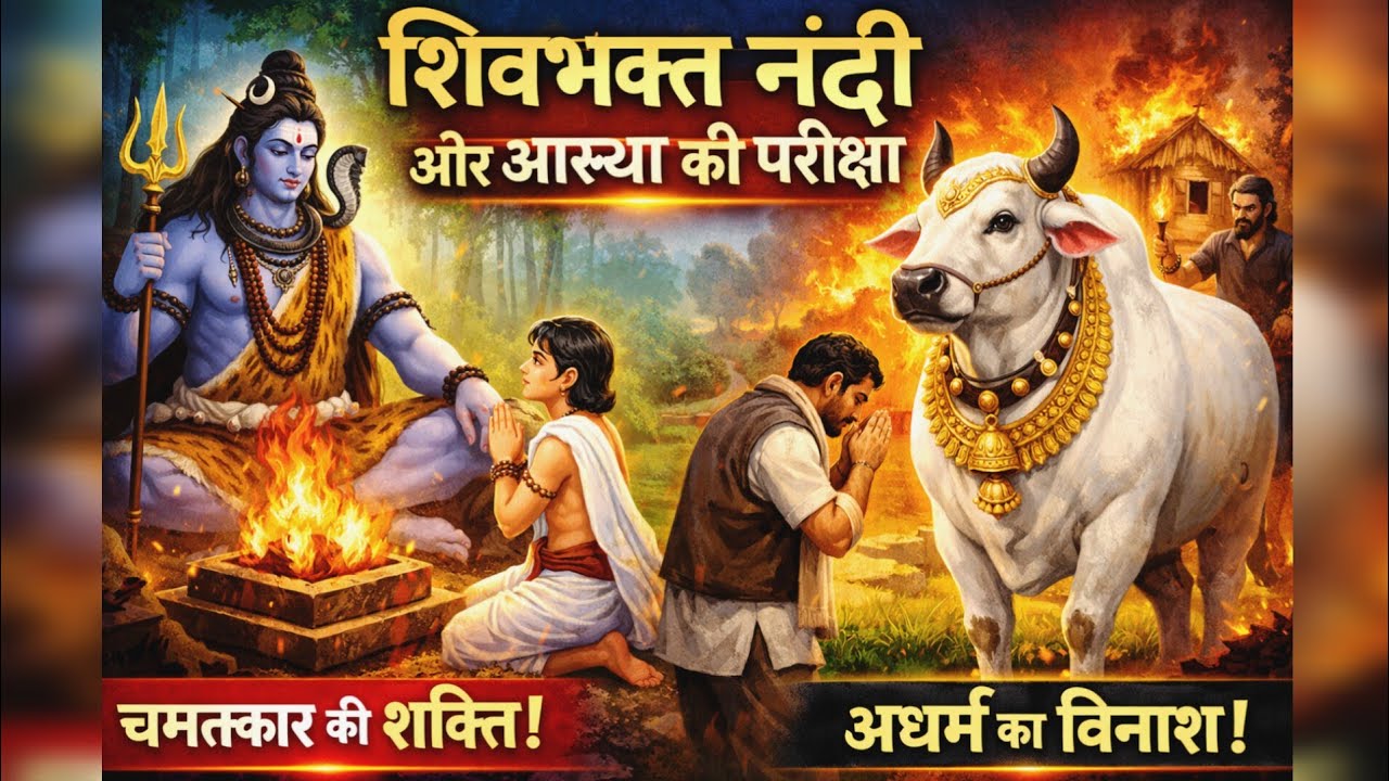 शिवभक्ति की शक्ति: नंदी और आस्था की अग्निपरीक्षा |The Divine Story of Nandi