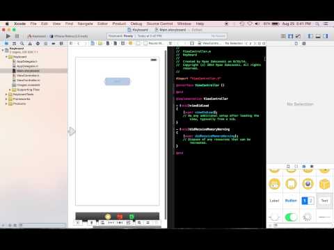 Xcode 5: Keyboard Tutorial
