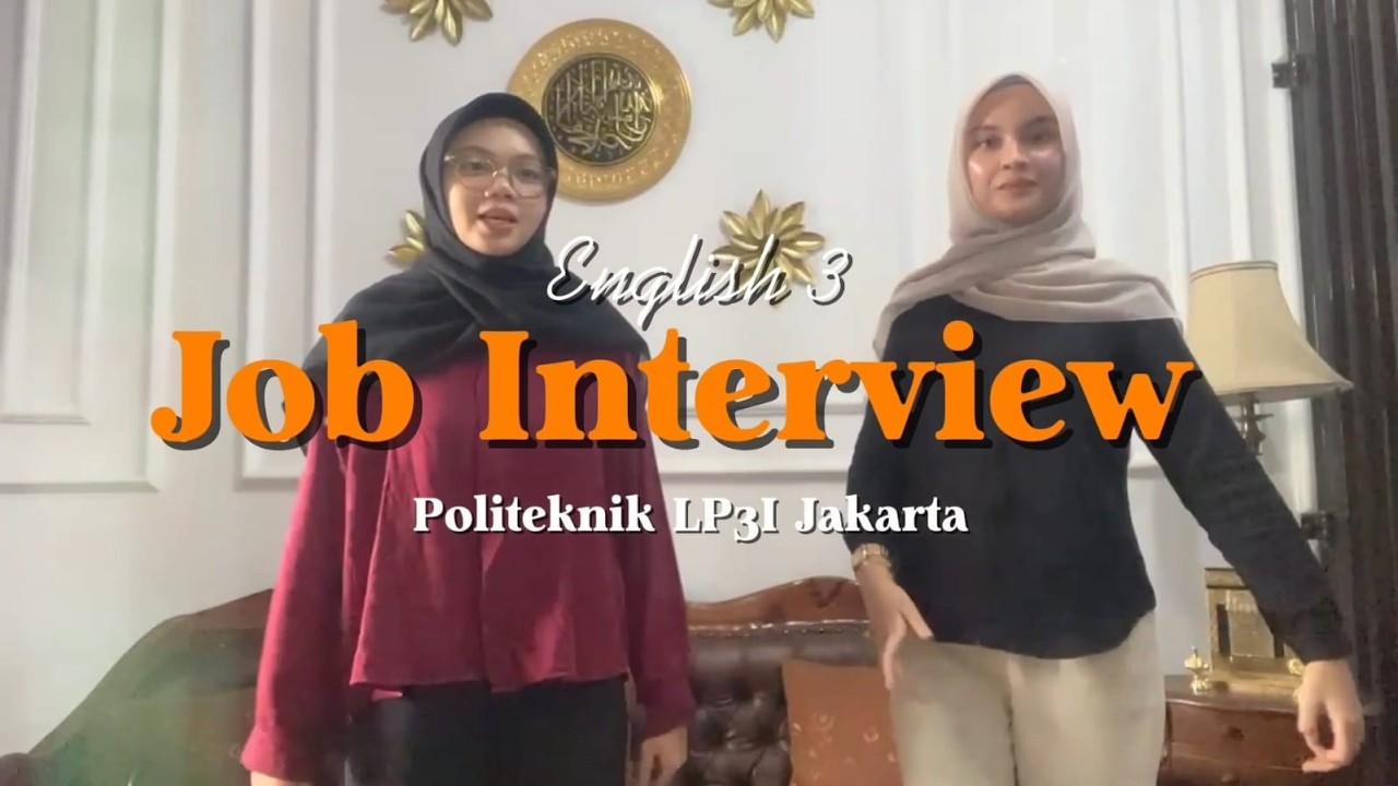 English Job Interview Simulation for Finance Position | English III ...