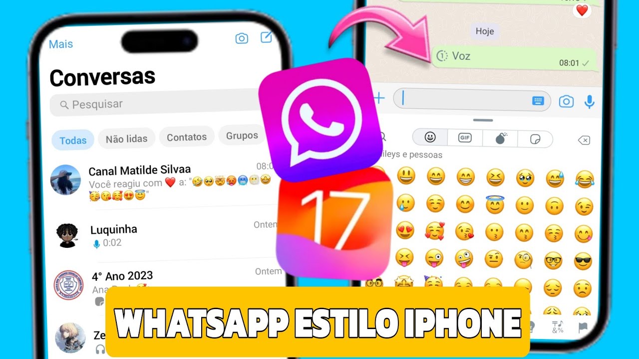 SAIU WHATSAPP IGUAL IPHONE IOS 16 NO ANDROID 2023 🥳 NOVA ATUALIZAÇÃO ...