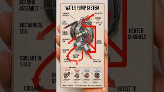 Car Water Pump System Explained | How Engine Cooling Works#WaterPumpSystem #CoolingSystem