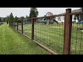 DIY Hogwire Fence 1 Year Follow Up