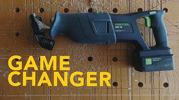 THE KING OF DEMO SAWS - Festool RSC 18 Cordless Reciprocating Saw Review